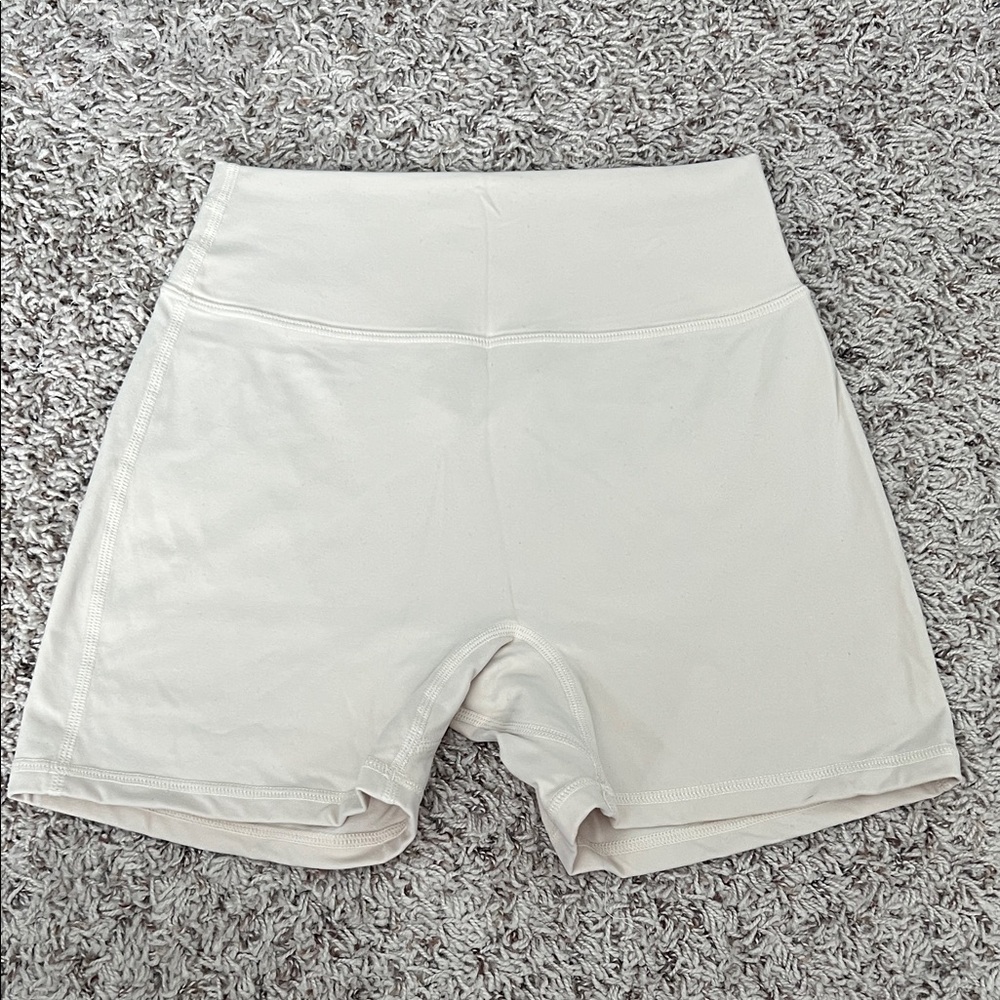 Women's Cream Shorts